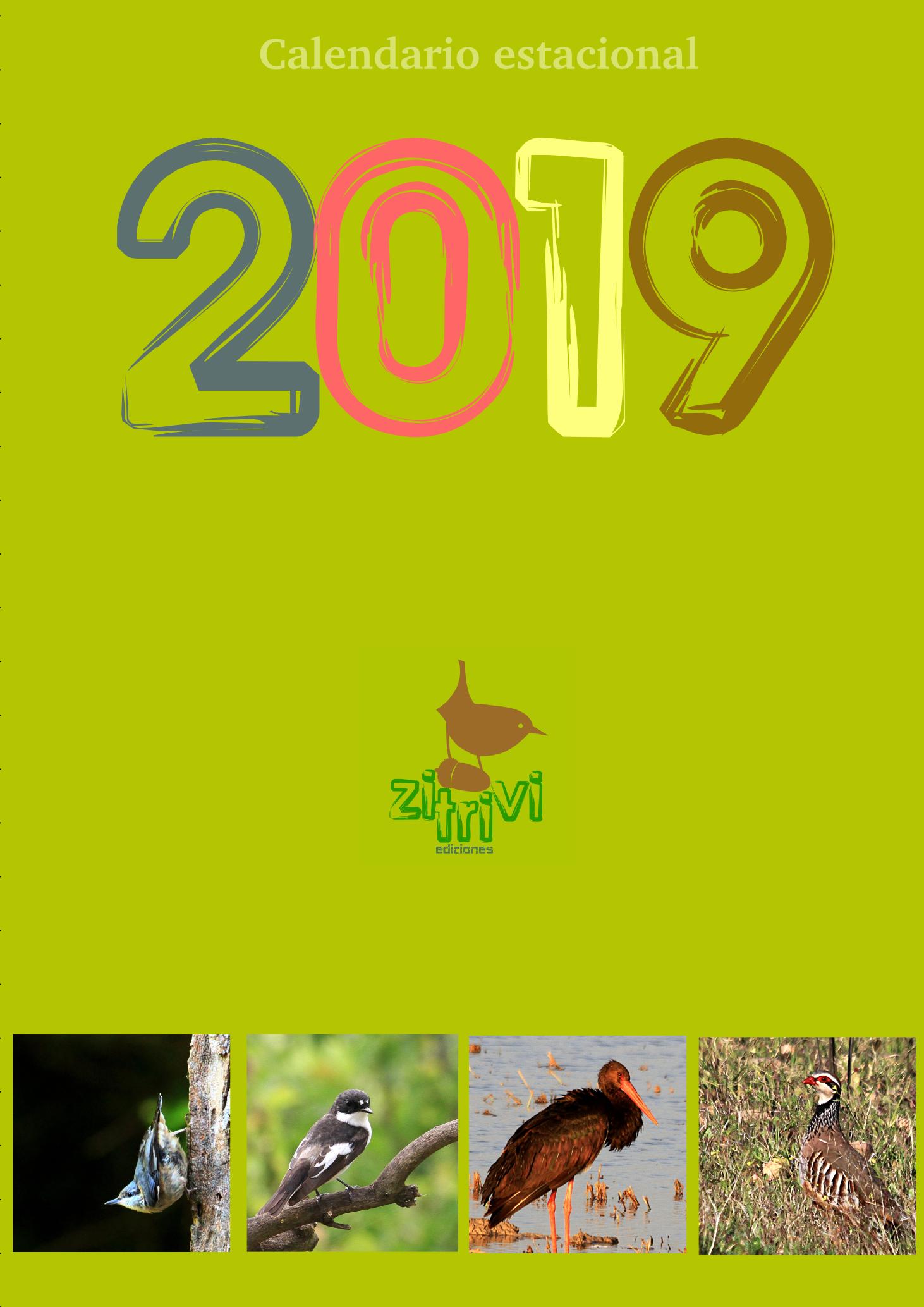 Seasonal calendar 2019